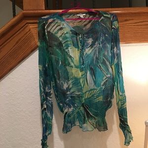 Elegant Floral Design Top